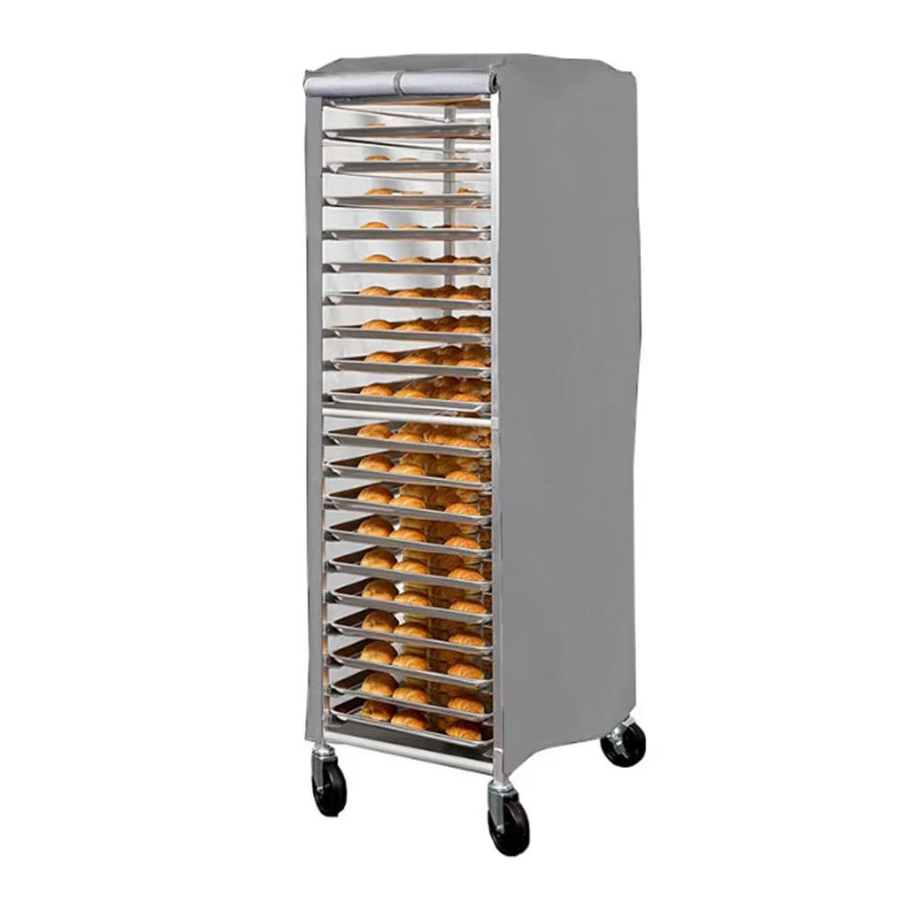 Bread rack dust cover, suitable for commercial/residential bakeries, pastry display cabinets, dust-proof storage covers 59x72x163cm серый
Bread rack dust cover, suitable for commercial/residential bakeries, pastry display cabinets, dust-proof storage covers 59x72x163cm серый