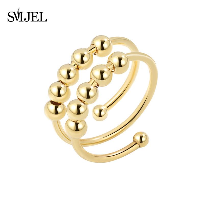 Розкіш 2022 Anxiety Ring Fidget Spinner Rings For Women Crystal Wedding Beaded Ring Spinning Anti Stres Finger Jewelry Gifts Adjustable
Розкіш 2022 Anxiety Ring Fidget Spinner Rings For Women Crystal Wedding Beaded Ring Spinning Anti Stres Finger Jewelry Gifts Adjustable
