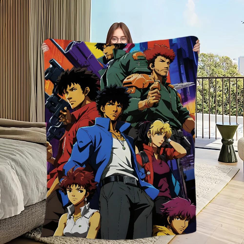 Warm Plush Anime Flannel Blanket for Living Room Sofa TV Office Bedroom Travel Gift CCOWBOY BBEBOP Series 100x150cm
Warm Plush Anime Flannel Blanket for Living Room Sofa TV Office Bedroom Travel Gift CCOWBOY BBEBOP Series 100x150cm