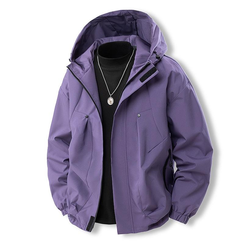 Waterproof Hooded Windbreaker Jacket Lightweight Outdoor Hiking Coat XXXL фіолетовий
Waterproof Hooded Windbreaker Jacket Lightweight Outdoor Hiking Coat XXXL фіолетовий
