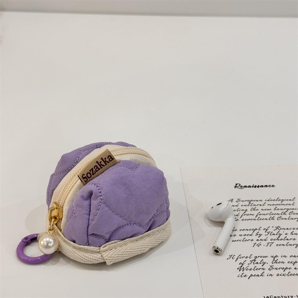 Милый мягкий защитный чехол для AirPods: Компактный и портативный фиолетовый
Милый мягкий защитный чехол для AirPods: Компактный и портативный фиолетовый