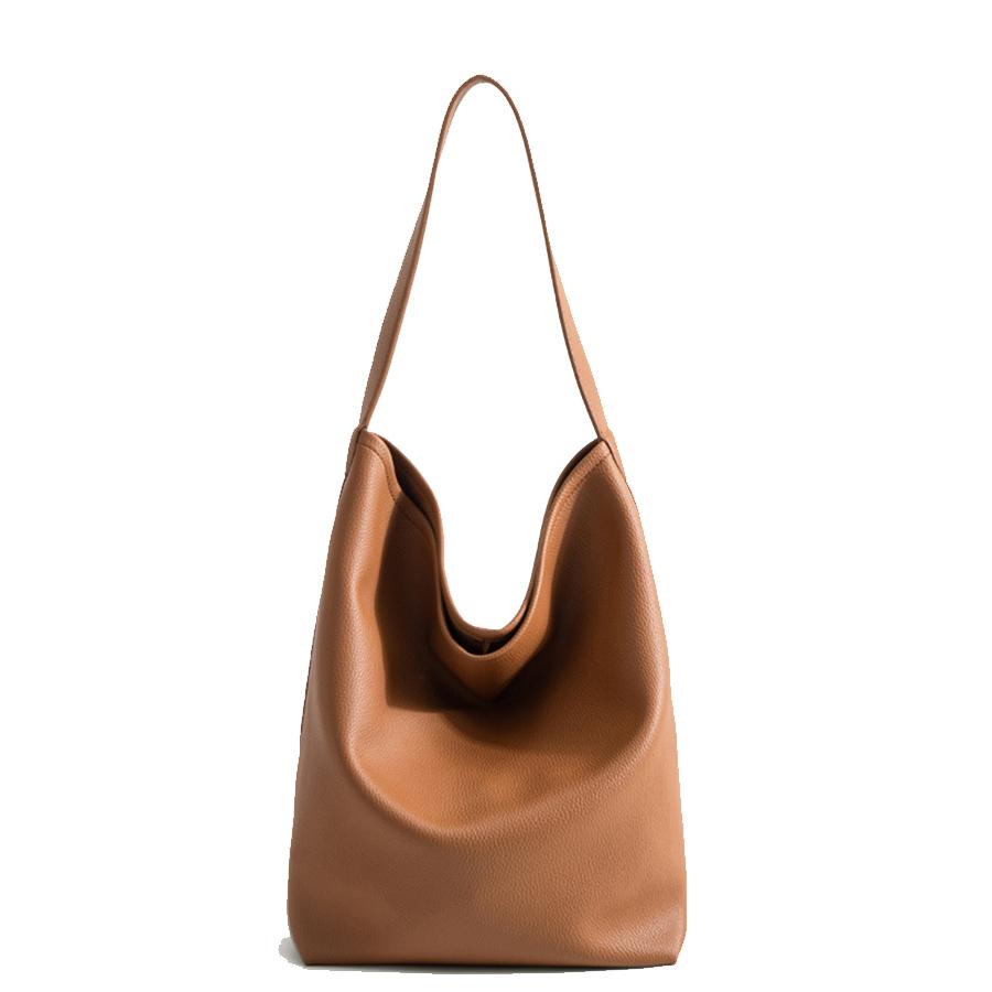 Fashi commuter bucket bag soft pu leather daily shopper female purse handbags new large capacity simple single shoulder Totes 22x12x33cm
Fashi commuter bucket bag soft pu leather daily shopper female purse handbags new large capacity simple single shoulder Totes 22x12x33cm