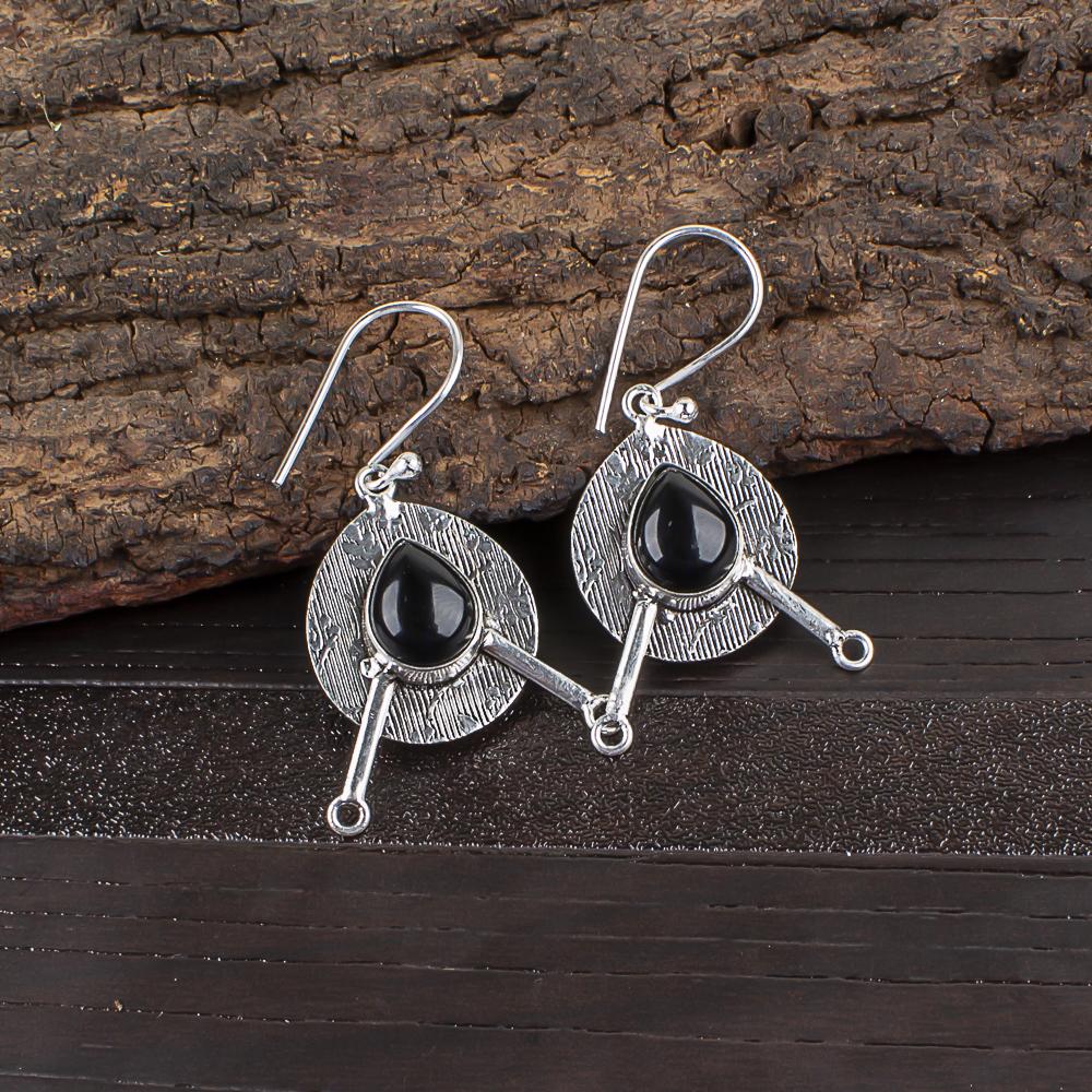 Black Tourmaline Earrings, Gemstone Jewelry, 925 Solid Sterling Silver Earrings, Handmade Amazing Earrings Jewelry 1.86 Inches чорний
Black Tourmaline Earrings, Gemstone Jewelry, 925 Solid Sterling Silver Earrings, Handmade Amazing Earrings Jewelry 1.86 Inches чорний