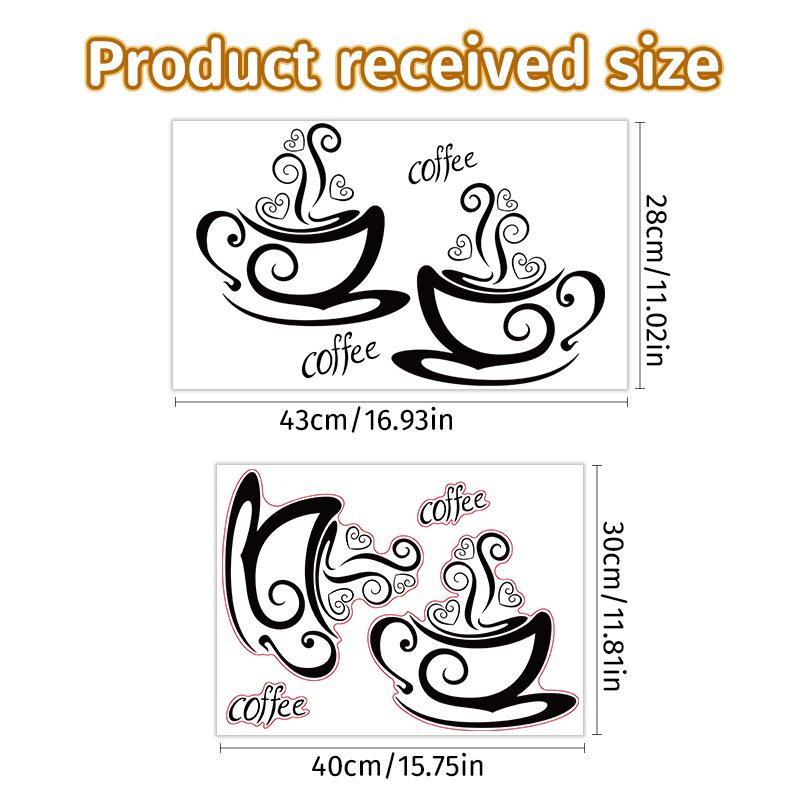 Новая креативная наклейка на стену в виде кофейной чашки для гостиной, спальни, фоновая наклейка для украшения, самоклеящееся искусство 40*30
Новая креативная наклейка на стену в виде кофейной чашки для гостиной, спальни, фоновая наклейка для украшения, самоклеящееся искусство 40*30
