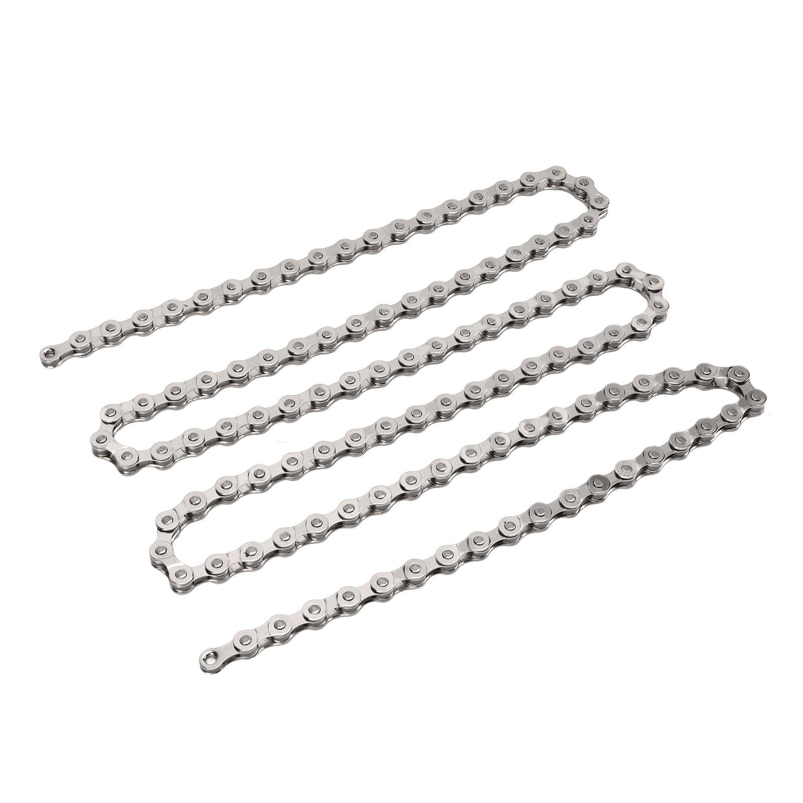 Mountain Bike Chain 6 7 8 Speed Universal Steel Bike Chain 116L Silver Road Bike Chain Bike Accessory
Mountain Bike Chain 6 7 8 Speed Universal Steel Bike Chain 116L Silver Road Bike Chain Bike Accessory