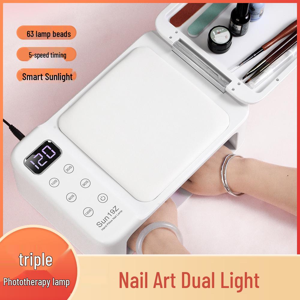 3-in-1 High Power Nail UV/LED Lamp: Fast Drying, No Black Hands, Hand Rest, Sticker Tips, Baking Tools
3-in-1 High Power Nail UV/LED Lamp: Fast Drying, No Black Hands, Hand Rest, Sticker Tips, Baking Tools