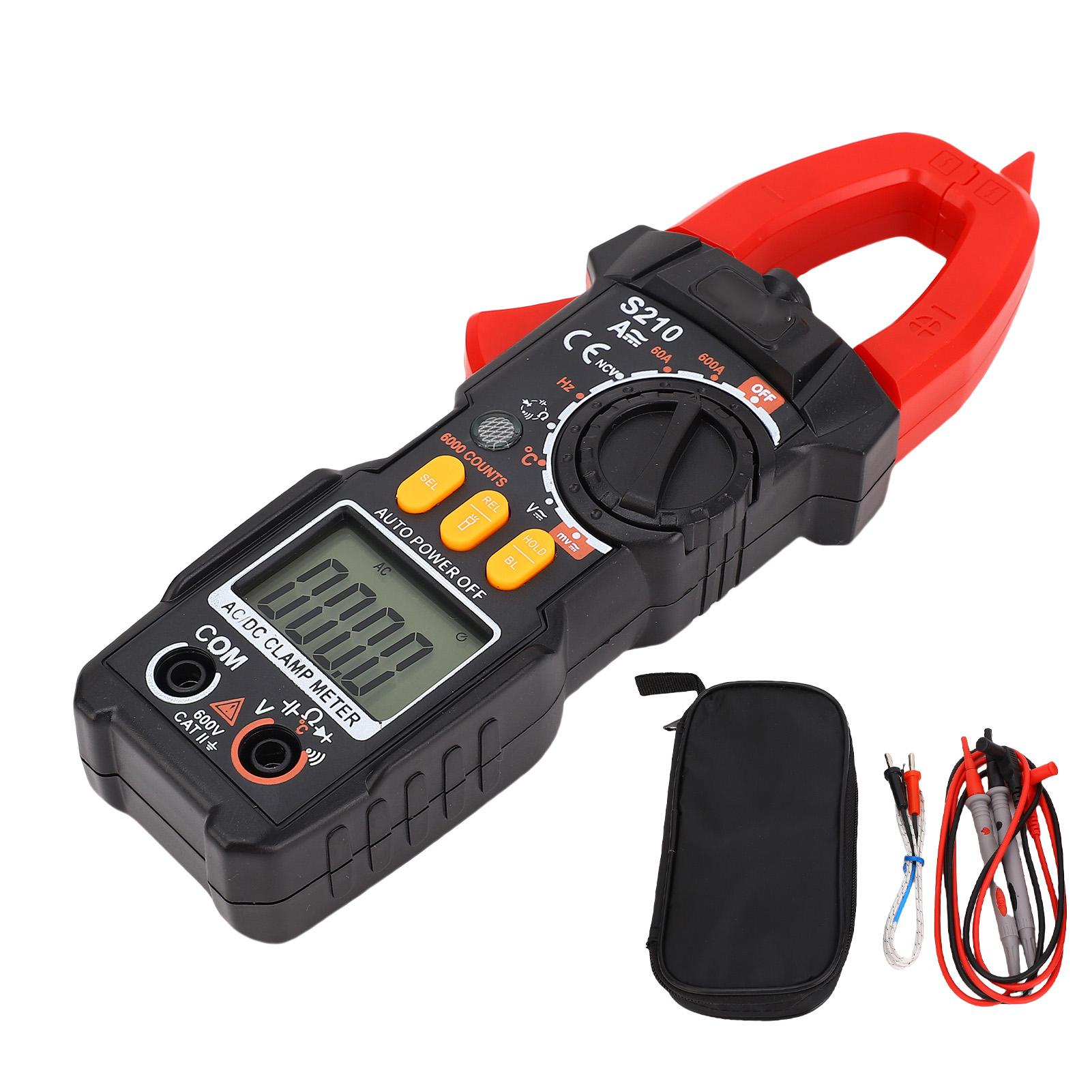 Digital Clamp Meter 6000 Counts Auto Ranging Multimeter 600V 600A AC DC Current Voltage Resistor
Digital Clamp Meter 6000 Counts Auto Ranging Multimeter 600V 600A AC DC Current Voltage Resistor