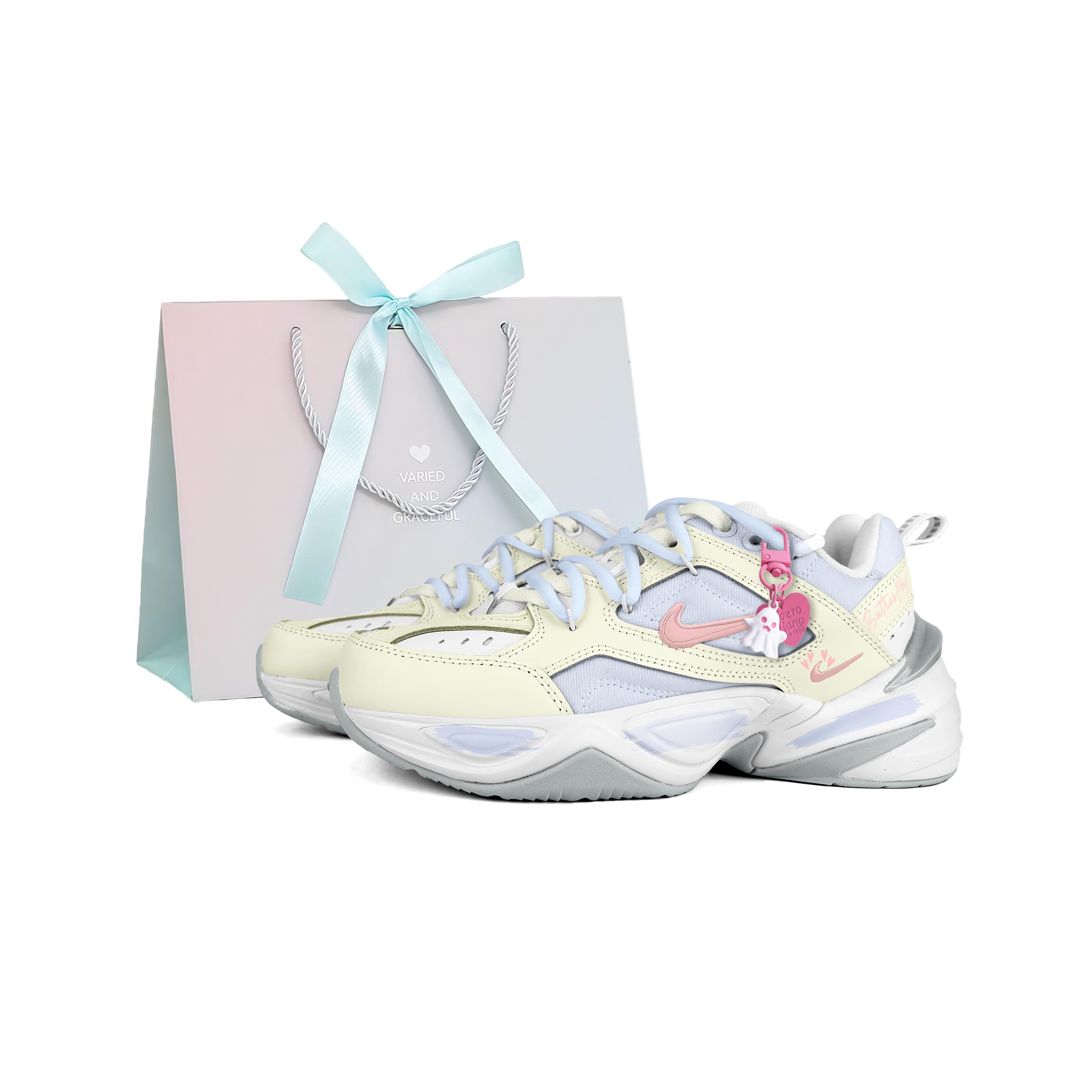 Nike M2K Tekno Butter Egg Tart Box Low top Chunky Sneakers Women s Yellow Blue AO3108-100(Team1603-) 39
Nike M2K Tekno Butter Egg Tart Box Low top Chunky Sneakers Women s Yellow Blue AO3108-100(Team1603-) 39