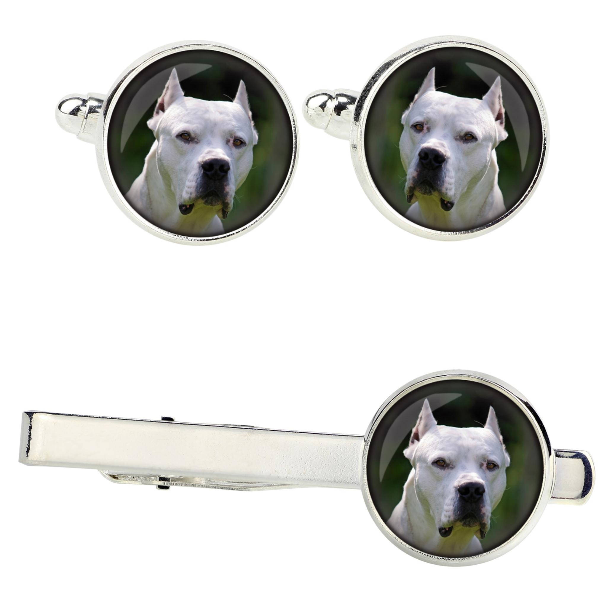 Dogo Argentino - cufflinks and tie with your photo, a suit decoration, men s jewelry from the Art-Dog brand. срібний
Dogo Argentino - cufflinks and tie with your photo, a suit decoration, men s jewelry from the Art-Dog brand. срібний