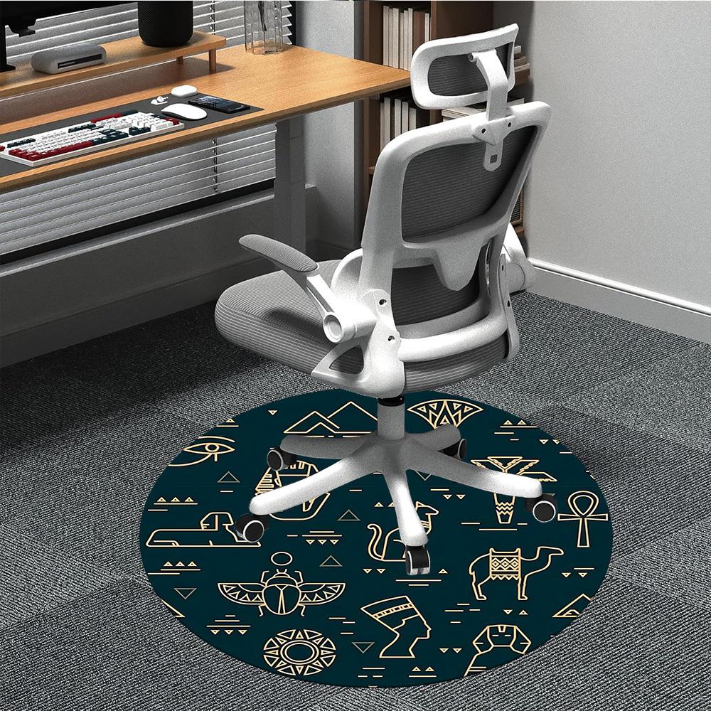1pc Egyptian Symbols Chair Carpet for Office, Non-slip, Soft and Durable Office Rug for Interior Decoration, Perfect for Office yy260313046 80cm by 80cm
1pc Egyptian Symbols Chair Carpet for Office, Non-slip, Soft and Durable Office Rug for Interior Decoration, Perfect for Office yy260313046 80cm by 80cm