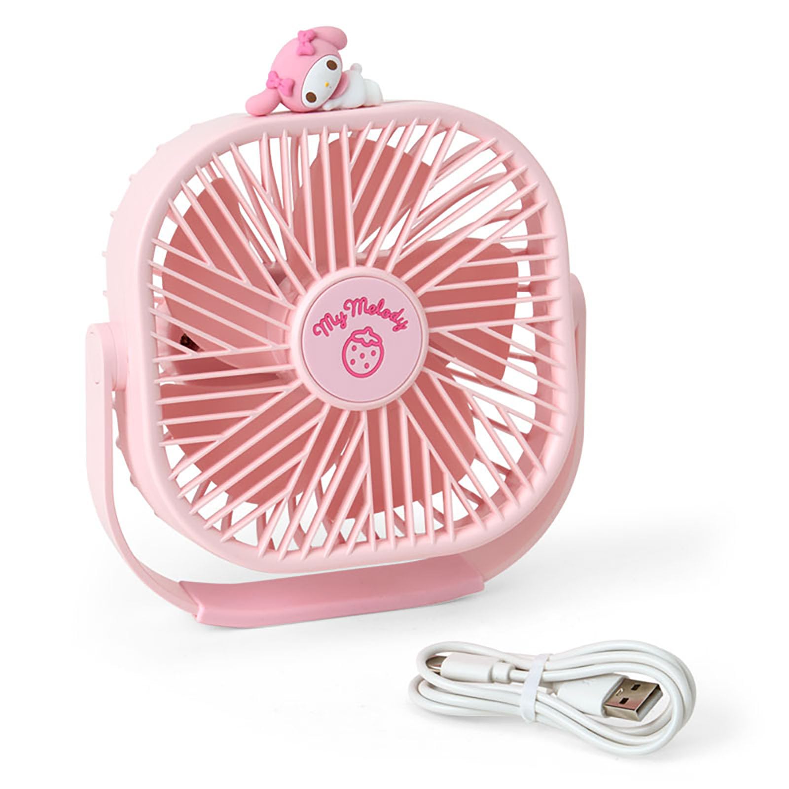 Sanrio My Melody Desk Fan ABS resin Polycarbonate Character part Silicone rubber airflow adjustment Desk Recommended age 15 and up 641979 Body
Sanrio My Melody Desk Fan ABS resin Polycarbonate Character part Silicone rubber airflow adjustment Desk Recommended age 15 and up 641979 Body