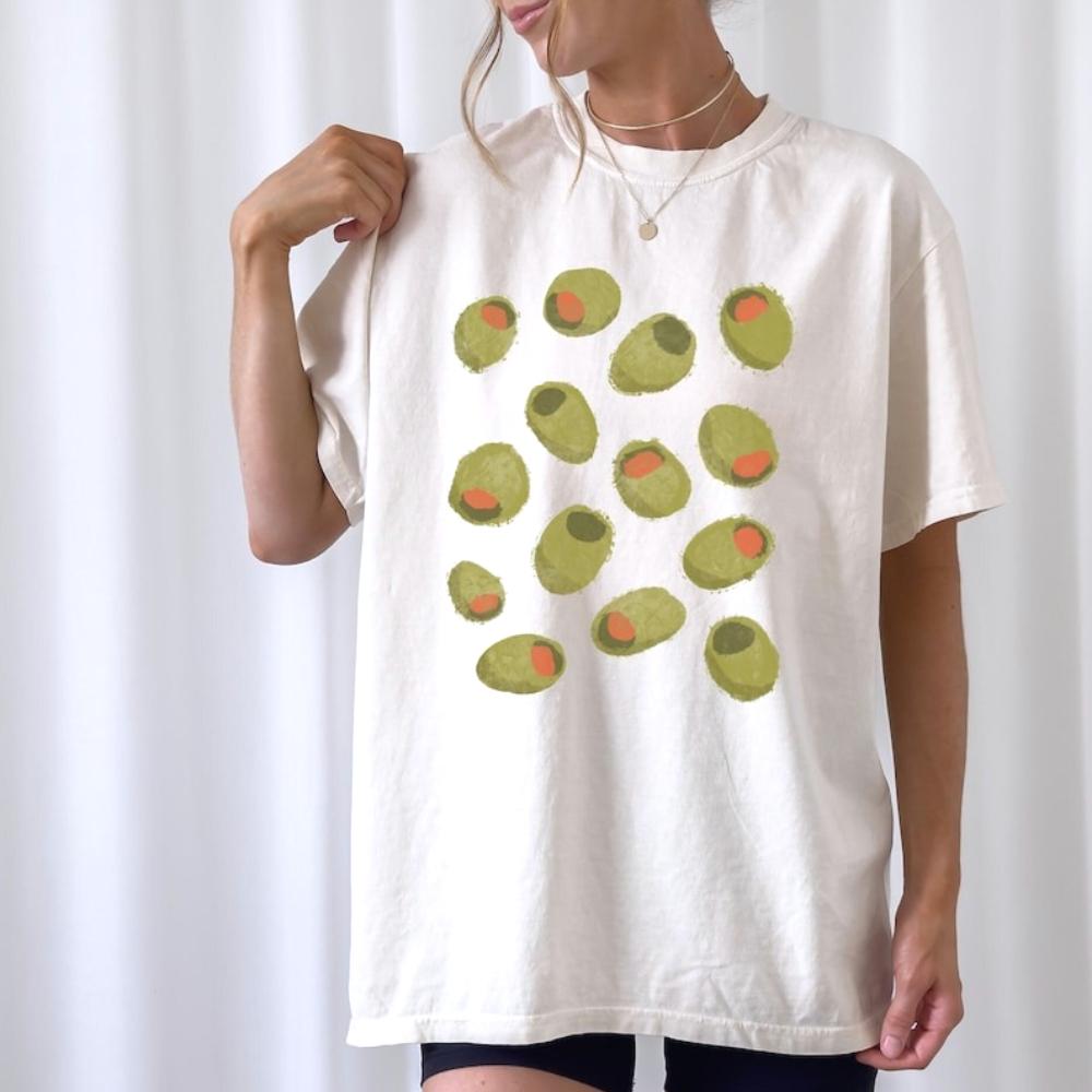 Retro Olive Lover Graphic T Shirts Women Unisex Casual Cotton Pastoralism T Shirts Creative Streetwear Tops Tee Shortsleev 4XL
Retro Olive Lover Graphic T Shirts Women Unisex Casual Cotton Pastoralism T Shirts Creative Streetwear Tops Tee Shortsleev 4XL