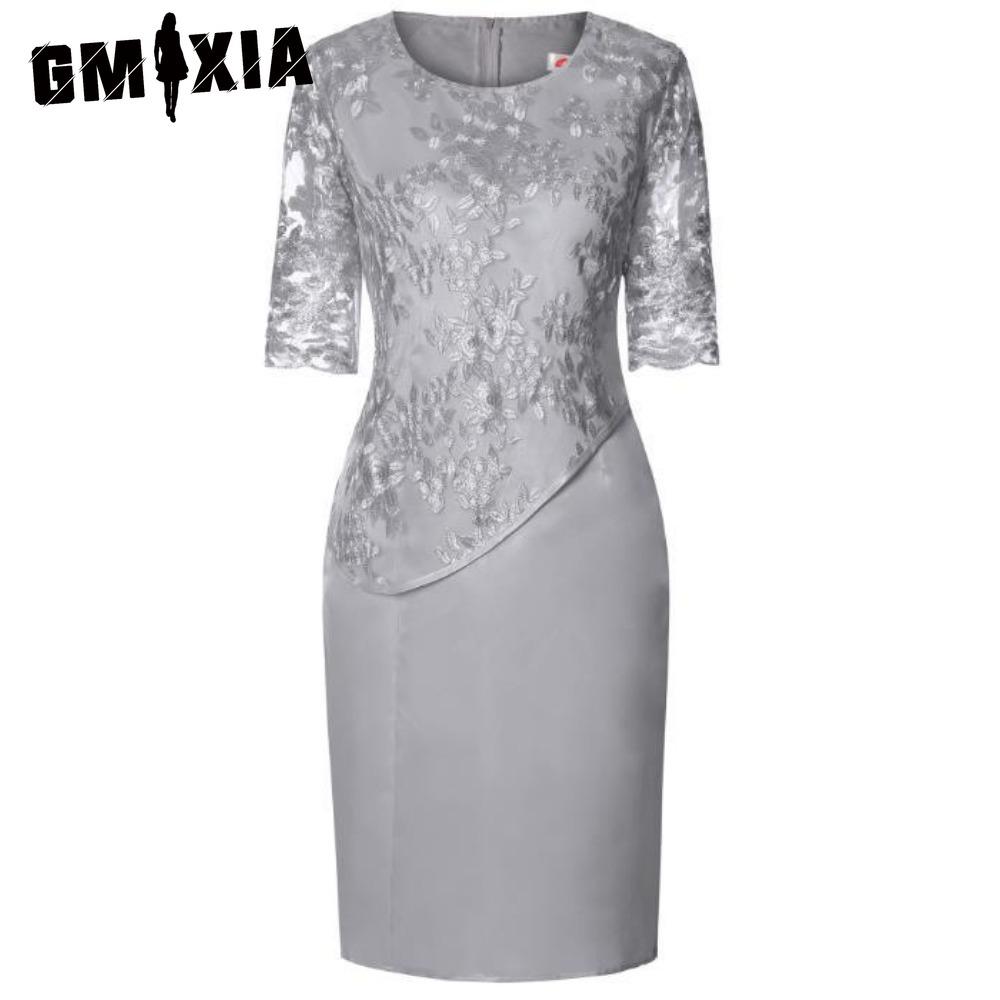 GMXIA S-5XL Вечірня сукня довжини до коліна з мереживним верхом та аплікацією на подолі XXXL сірий
GMXIA S-5XL Вечірня сукня довжини до коліна з мереживним верхом та аплікацією на подолі XXXL сірий