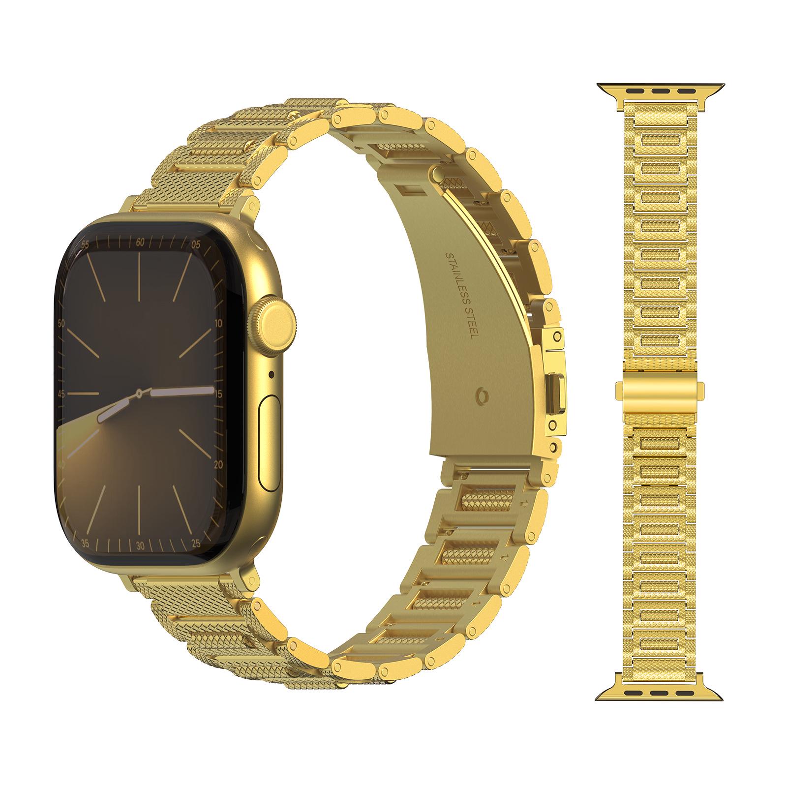 Universal Titanium Alloy Ball Bearing Decompression Apple Watch - Business Style 42/44/45/S10-46/49 mm золотий
Universal Titanium Alloy Ball Bearing Decompression Apple Watch - Business Style 42/44/45/S10-46/49 mm золотий