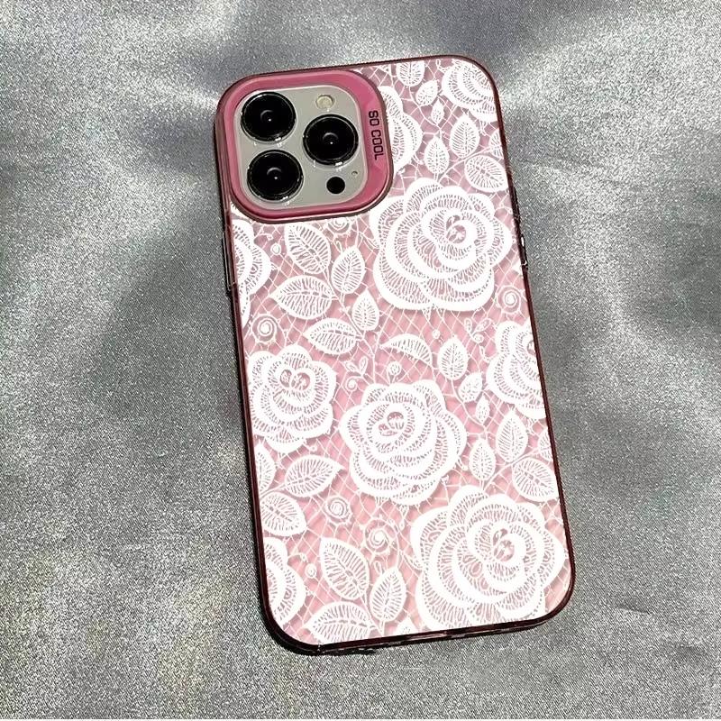 White Floral Lace Pattern Phone Case For iPhone 17 Pro Max 16 15 Pro 14 13 Mini 12 11 XR XS 17Air Plus Hard Matte Cover iPhone XS Max розовый
White Floral Lace Pattern Phone Case For iPhone 17 Pro Max 16 15 Pro 14 13 Mini 12 11 XR XS 17Air Plus Hard Matte Cover iPhone XS Max розовый