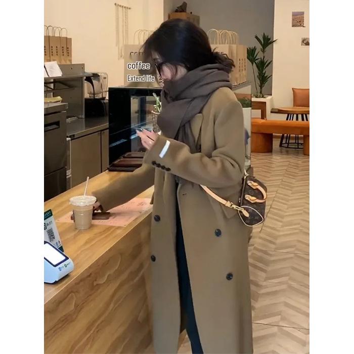 2023 Women s Camel Wool Coat - Mid-Length, Korean-Style, Loose Fit, Long-Sleeved, Trendy for Autumn & Winter XL верблюд
2023 Women s Camel Wool Coat - Mid-Length, Korean-Style, Loose Fit, Long-Sleeved, Trendy for Autumn & Winter XL верблюд