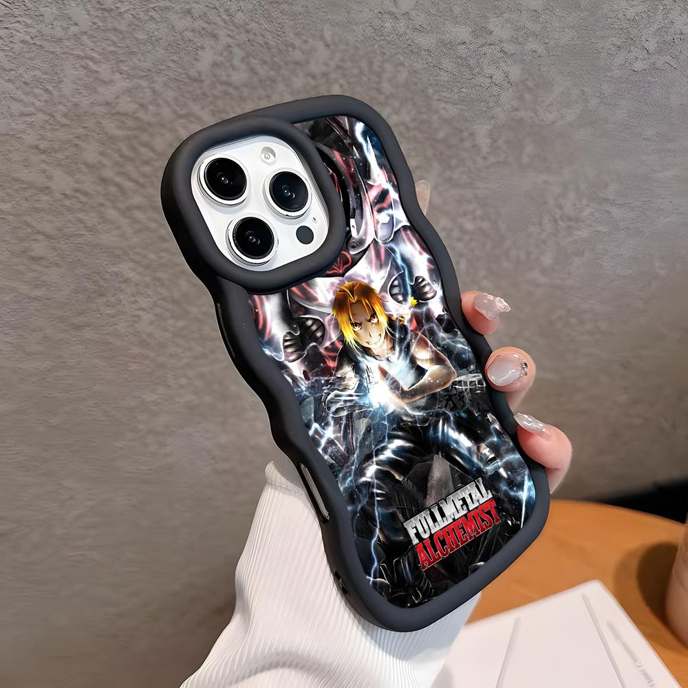 Fullmetal Edward Elric Phone Case for iPhone 17 16 15 14 13 12 11 Air Pro Max Plus Black Soft TPU Wavy Edge Cover iPhone 13 Pro
Fullmetal Edward Elric Phone Case for iPhone 17 16 15 14 13 12 11 Air Pro Max Plus Black Soft TPU Wavy Edge Cover iPhone 13 Pro