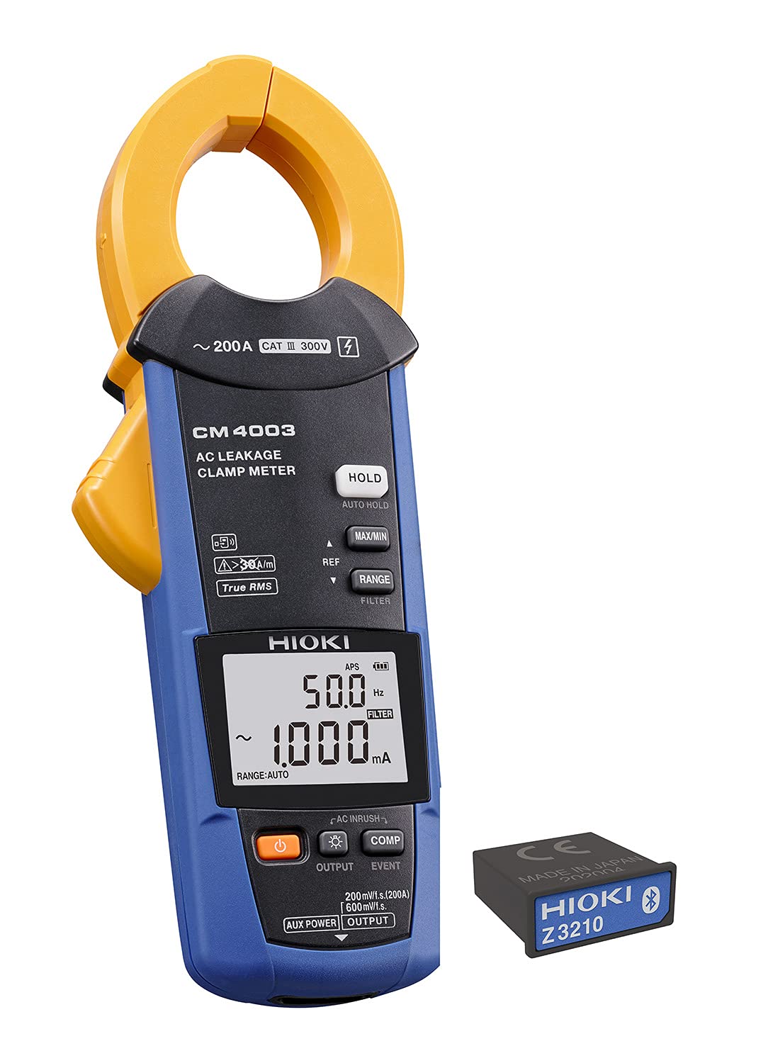 HIOKI AC Leak Clamp Meter Wireless Adapter Z3210 Set Bluetooth Communication Current Leakage Measurement AC Leakage Detection External Output помаранчевий
HIOKI AC Leak Clamp Meter Wireless Adapter Z3210 Set Bluetooth Communication Current Leakage Measurement AC Leakage Detection External Output помаранчевий