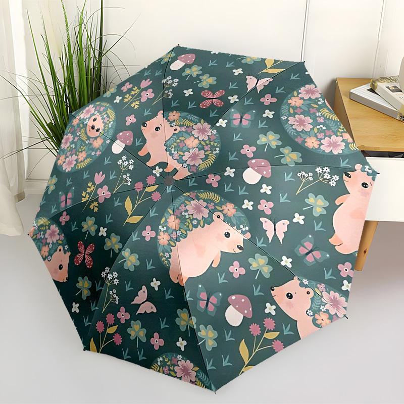 1PC Hedgehog Garden Automatic Folding Umbrella - Compact 8-Rib Design, Durable Plastic & Iron, Lightweight for Outdoor Daily Use, Festive Gift034
1PC Hedgehog Garden Automatic Folding Umbrella - Compact 8-Rib Design, Durable Plastic & Iron, Lightweight for Outdoor Daily Use, Festive Gift034