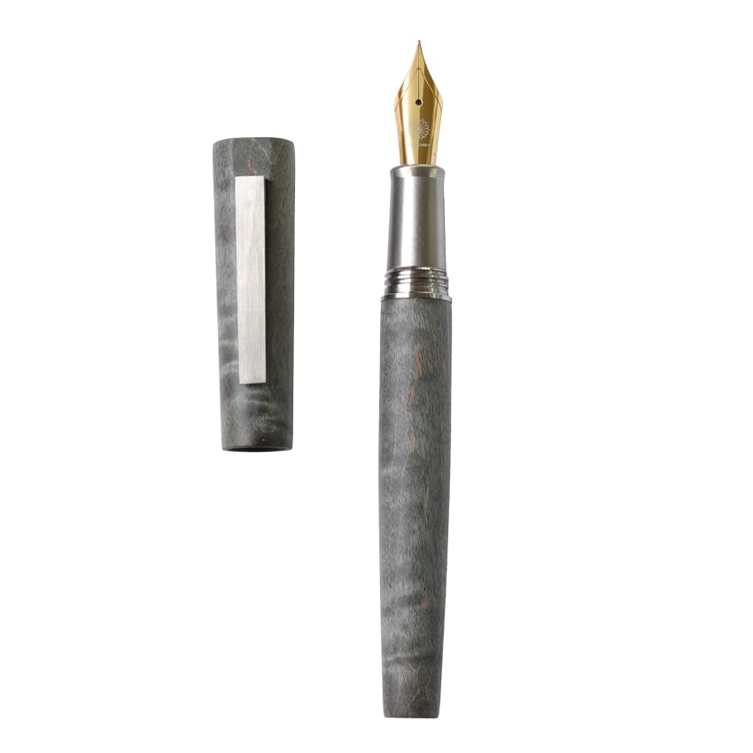 WANCHER Olympus Titan Nocturne Gray Fountain Pen Medium Nib (M (Gold Plated))
WANCHER Olympus Titan Nocturne Gray Fountain Pen Medium Nib (M (Gold Plated))