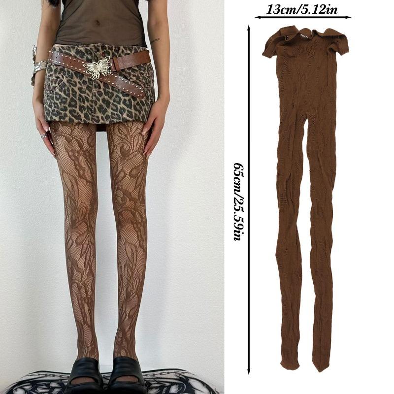 Y2K Millennium Hot Girl Vintage Floral Lace Pantyhose Sexy Hollow Out Mesh Stockings Slim Fit Sheer Tights for Women Girls One Size кавовий
Y2K Millennium Hot Girl Vintage Floral Lace Pantyhose Sexy Hollow Out Mesh Stockings Slim Fit Sheer Tights for Women Girls One Size кавовий