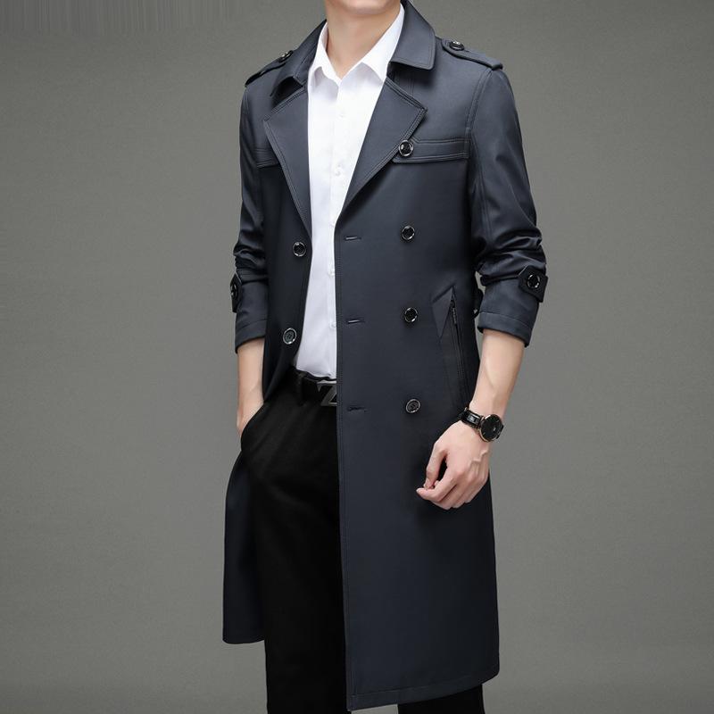 Пальто тренч средней длины с воротником пиджачного типа для мужчин, весенне-осеннее, деловое кэжуал M тёмно-синий
Пальто тренч средней длины с воротником пиджачного типа для мужчин, весенне-осеннее, деловое кэжуал M тёмно-синий