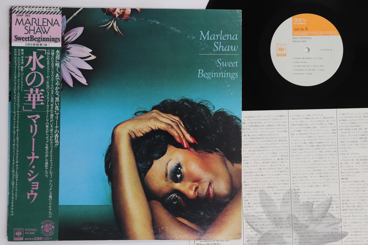 LP Пластинка MARLENA SHAW - Sweet BEGINNINGS 25AP363 CBS SONY 1977 Япония Obi Soul/Funk Б/у
LP Пластинка MARLENA SHAW - Sweet BEGINNINGS 25AP363 CBS SONY 1977 Япония Obi Soul/Funk Б/у