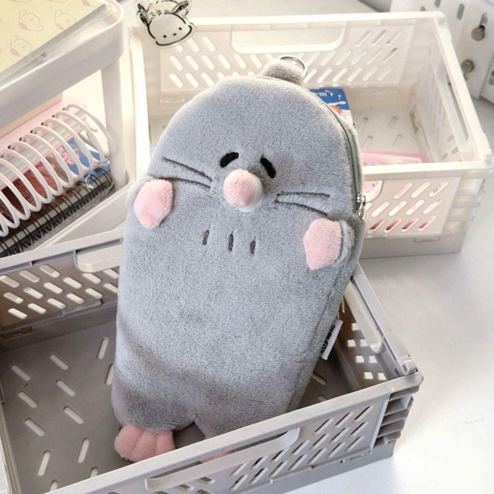 Cute Mole Pencil Case Plush Stationery Case Portable Stationery Storage Bag Middle School Student Style 2
Cute Mole Pencil Case Plush Stationery Case Portable Stationery Storage Bag Middle School Student Style 2