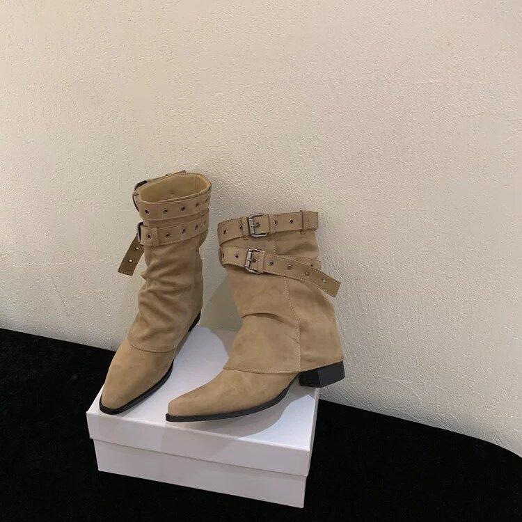 American Spice Girls Belt Buckle Pants Boots Short Boots Women s Boots 2025 Early Autumn New Niche Design Short Boots Western Boots 35 хаки
American Spice Girls Belt Buckle Pants Boots Short Boots Women s Boots 2025 Early Autumn New Niche Design Short Boots Western Boots 35 хаки