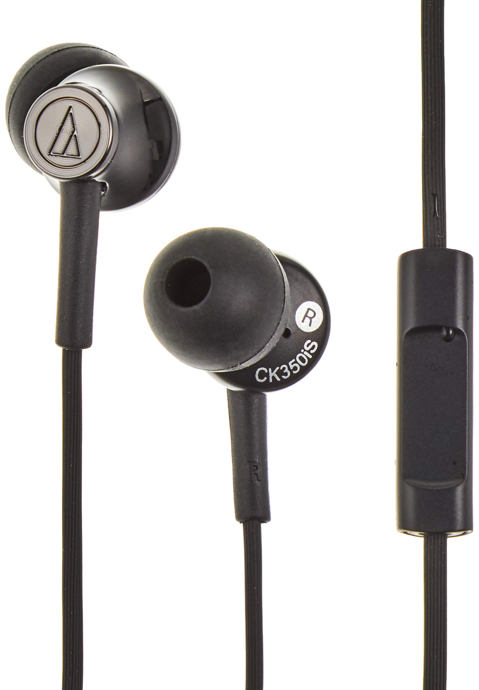 earphones for smartphones with remote black BK Audio-Technica In-ear control/mic, ATH-CK350iS
earphones for smartphones with remote black BK Audio-Technica In-ear control/mic, ATH-CK350iS