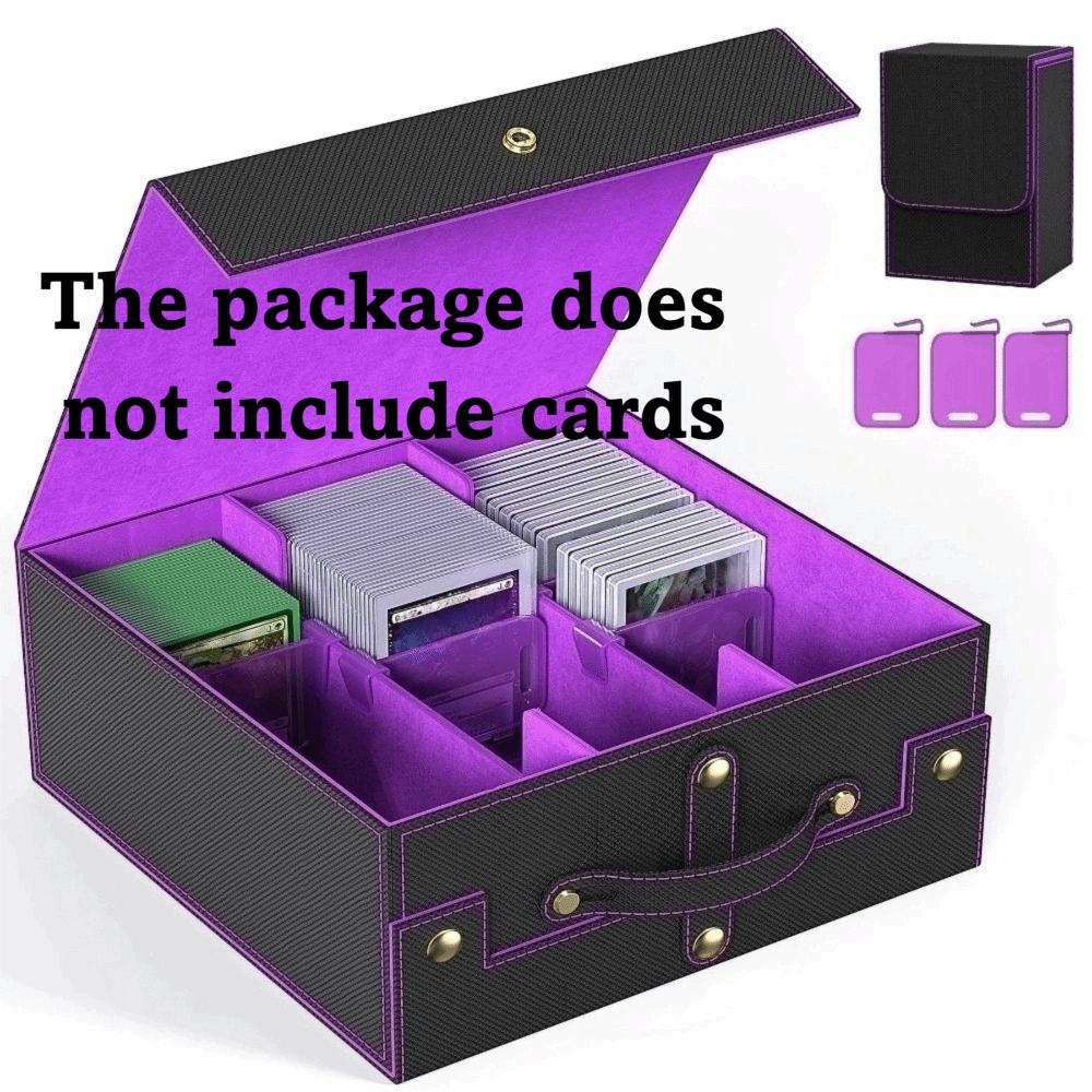 with Small Case Trading Card Storage Box Portable Card Box For TCG, PTCG, Sports, Magic Cards
with Small Case Trading Card Storage Box Portable Card Box For TCG, PTCG, Sports, Magic Cards
