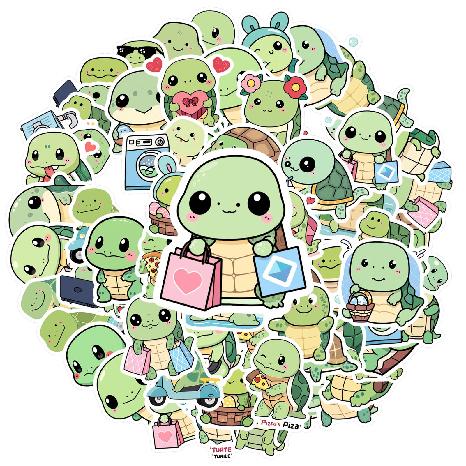 35pcs Cartoon Turtle Stickers Playful Cute Animals DIY Stickers Stickers For Suitcase Fridge Phone Luggage Laptop Guitar
35pcs Cartoon Turtle Stickers Playful Cute Animals DIY Stickers Stickers For Suitcase Fridge Phone Luggage Laptop Guitar