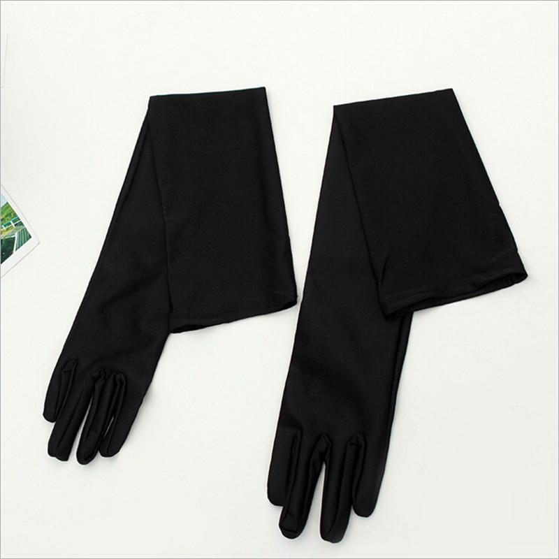 Long Satin Gloves Opera Wedding Bridal Evening Party Costume Colorful Gloves, чорний
Long Satin Gloves Opera Wedding Bridal Evening Party Costume Colorful Gloves, чорний