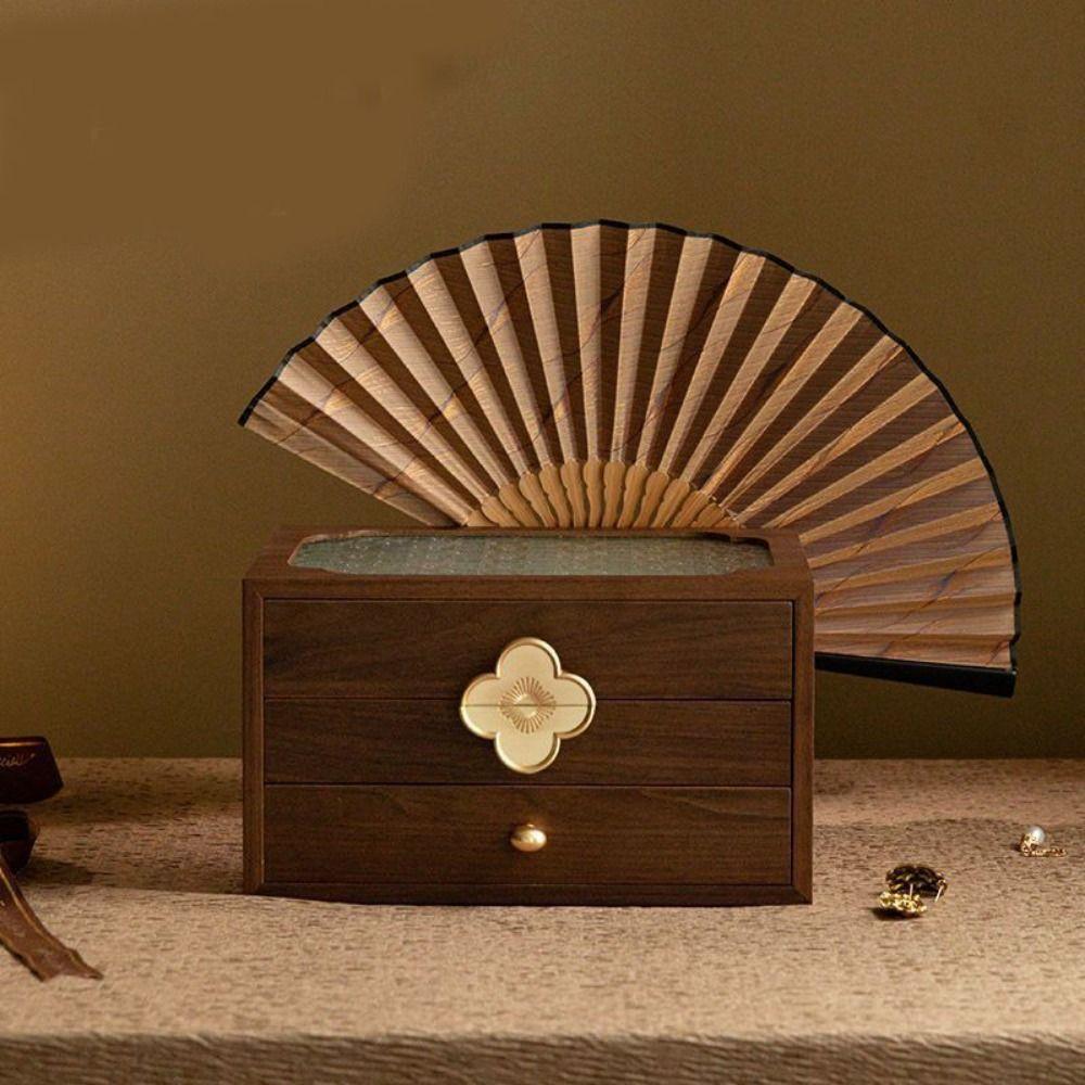 Three Layers Trinket Storage Box Crabapple Flower Jewelry Display Stand Wooden Jewelry Box Ring Jewelry Box
Three Layers Trinket Storage Box Crabapple Flower Jewelry Display Stand Wooden Jewelry Box Ring Jewelry Box