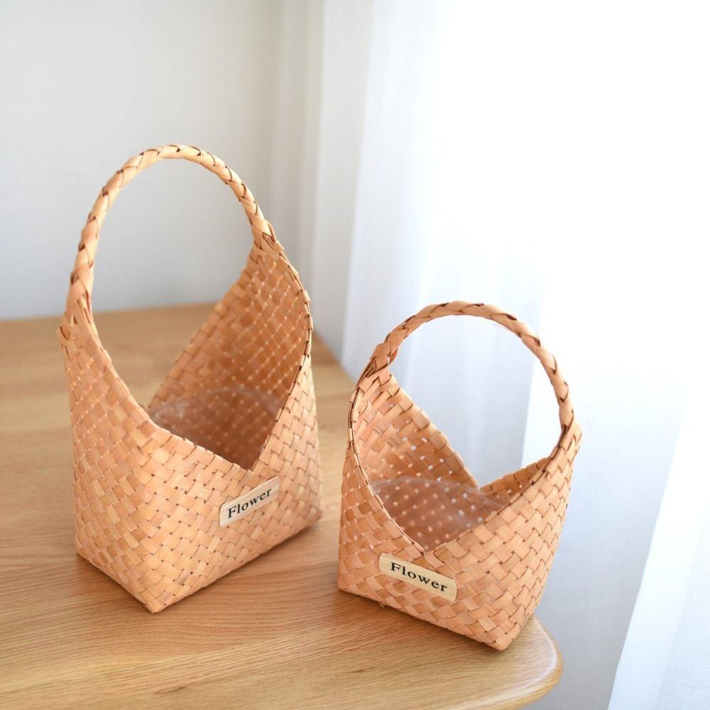 Wall Mounted Storage Basket Handmade Flower Holder Portable Gift Packaging Box Fruit S-Style B
Wall Mounted Storage Basket Handmade Flower Holder Portable Gift Packaging Box Fruit S-Style B