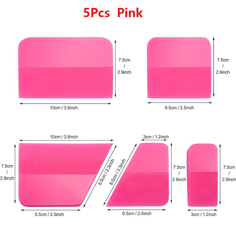 5 in 1 PPF Squeegee Anti-Scratch Rubber Scraper Car Paint Protection Film Install Vinyl Wrap Tool Soft TPU Mini Tint Squeegee
5 in 1 PPF Squeegee Anti-Scratch Rubber Scraper Car Paint Protection Film Install Vinyl Wrap Tool Soft TPU Mini Tint Squeegee