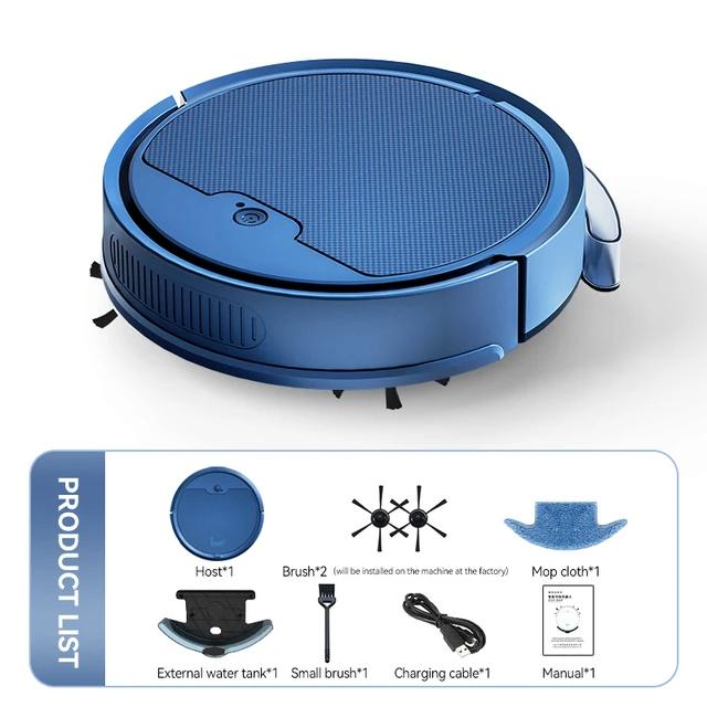 BowAI 3 в 1 Smart Sweeping Robot Home Mini Sweeper Підмітання та пилосос Бездротовий пилосос Роботи для підмітання для домашнього використання Темно-синій
BowAI 3 в 1 Smart Sweeping Robot Home Mini Sweeper Підмітання та пилосос Бездротовий пилосос Роботи для підмітання для домашнього використання Темно-синій