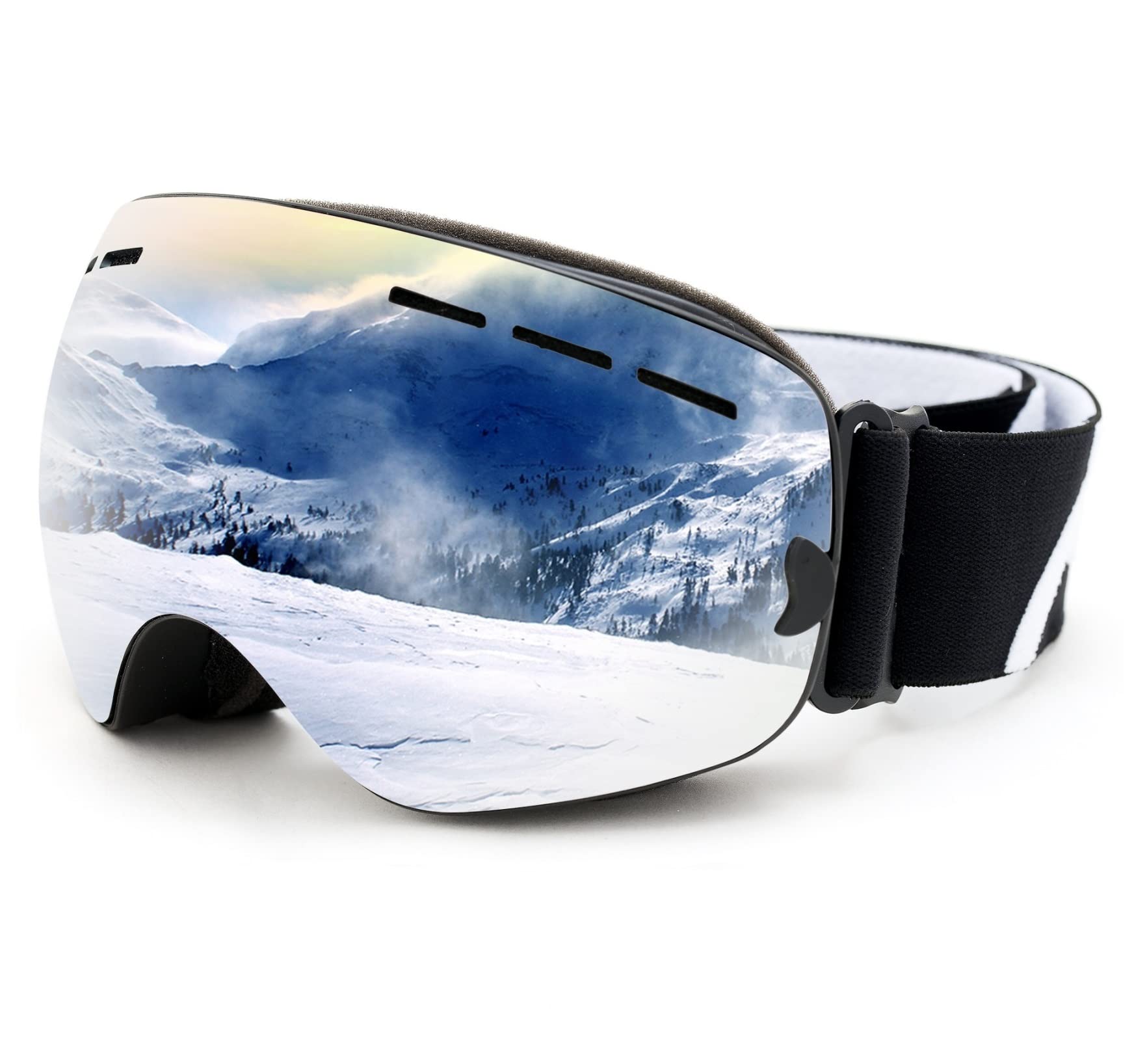 BOFAC Ski and Snow Spherical Goggles with Wide Field of UV Glasses Storage Case Included Goggles, 180-Degree View, 99% Protection, Anti-Fog,
BOFAC Ski and Snow Spherical Goggles with Wide Field of UV Glasses Storage Case Included Goggles, 180-Degree View, 99% Protection, Anti-Fog,