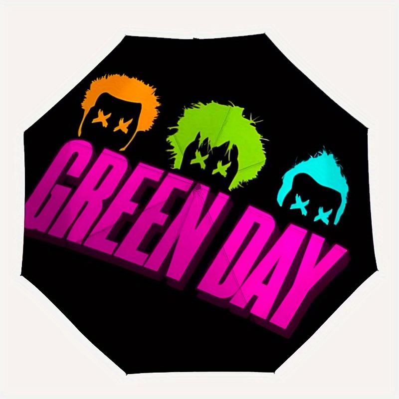 1pc Green Day Band Logo Automatic Umbrella Durable Iron Frame & Plastic Handle, Gift for Men & Women, Sturdy Construction, Playful Design yy250826137
1pc Green Day Band Logo Automatic Umbrella Durable Iron Frame & Plastic Handle, Gift for Men & Women, Sturdy Construction, Playful Design yy250826137