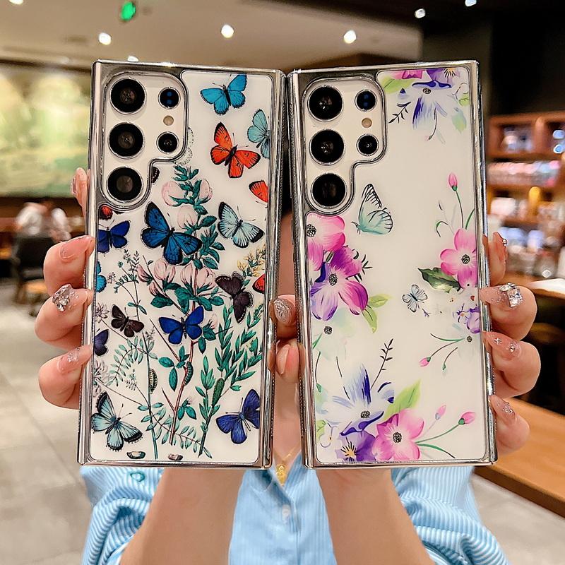 Чехол с цветочным узором бабочки и кольцом для Samsung S24 S23 S22 Ultra A54 A13 iPhone 15 14 13 Pro Max противоударный тонкий красочный чехол
Чехол с цветочным узором бабочки и кольцом для Samsung S24 S23 S22 Ultra A54 A13 iPhone 15 14 13 Pro Max противоударный тонкий красочный чехол