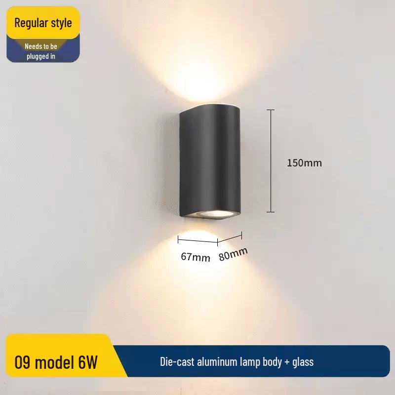 Минималистичный уличный настенный светильник для двора, коридора или спальни
Минималистичный уличный настенный светильник для двора, коридора или спальни