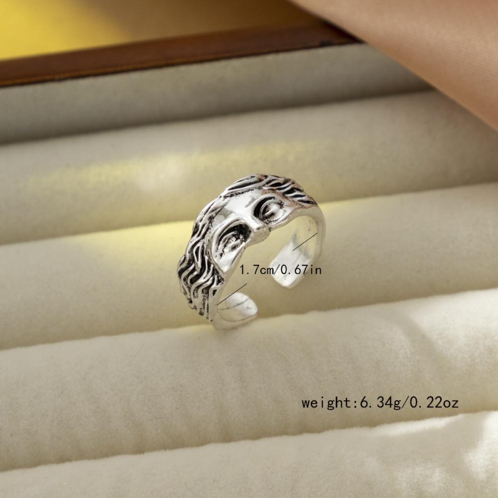 New Half Face Venus Ring For Men Women Greek Mythology Vintage Punk Gothic Art Open Ring Unisex Accessories Designer Jewelry resizable античный серебряного
New Half Face Venus Ring For Men Women Greek Mythology Vintage Punk Gothic Art Open Ring Unisex Accessories Designer Jewelry resizable античный серебряного