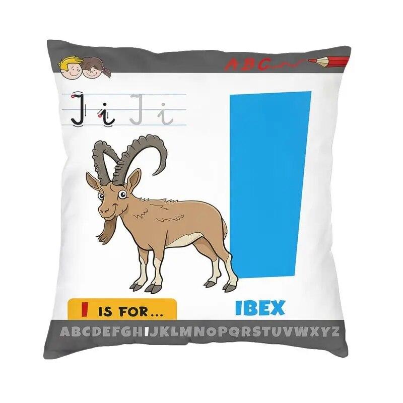 Домашний декор, Детская мультяшная наволочка, подушка для спальни, дивана, английский алфавит, письмо, животное 40x40cm
Домашний декор, Детская мультяшная наволочка, подушка для спальни, дивана, английский алфавит, письмо, животное 40x40cm