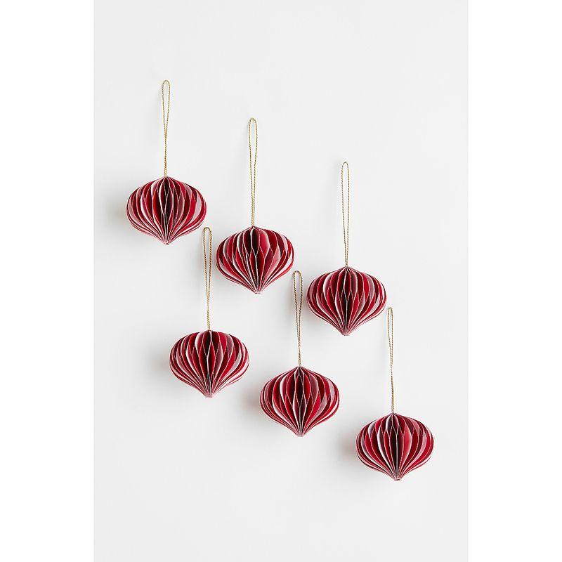 HM Home Home Decorative Pendant 6 PCs Christmas Party with Glitter Print Lanyard Ornaments 0666257 Deep red
HM Home Home Decorative Pendant 6 PCs Christmas Party with Glitter Print Lanyard Ornaments 0666257 Deep red