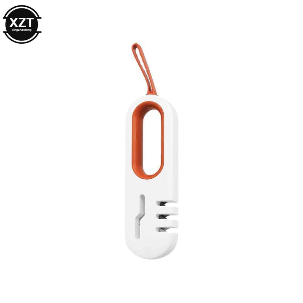 Кухонная профессиональная точилка для ножей Multi 4 в 1 кухонные ножницы точильный камень точильный камень точилка сверлильный станок M белый