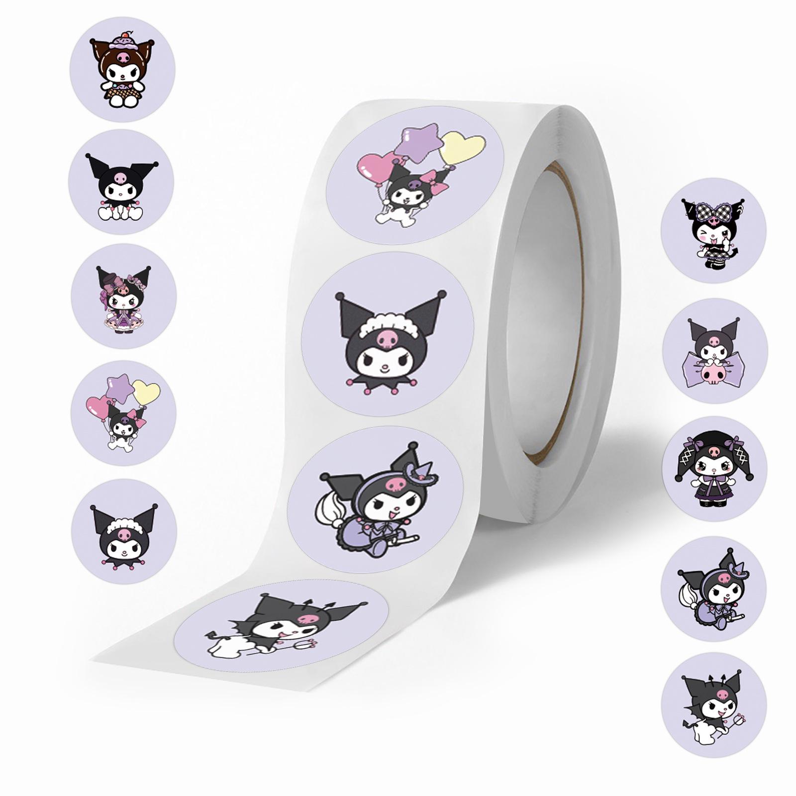 Cartoon Kuromi Roll Stickers: 500 Decorative Sealing Stickers for Student Notebooks
Cartoon Kuromi Roll Stickers: 500 Decorative Sealing Stickers for Student Notebooks