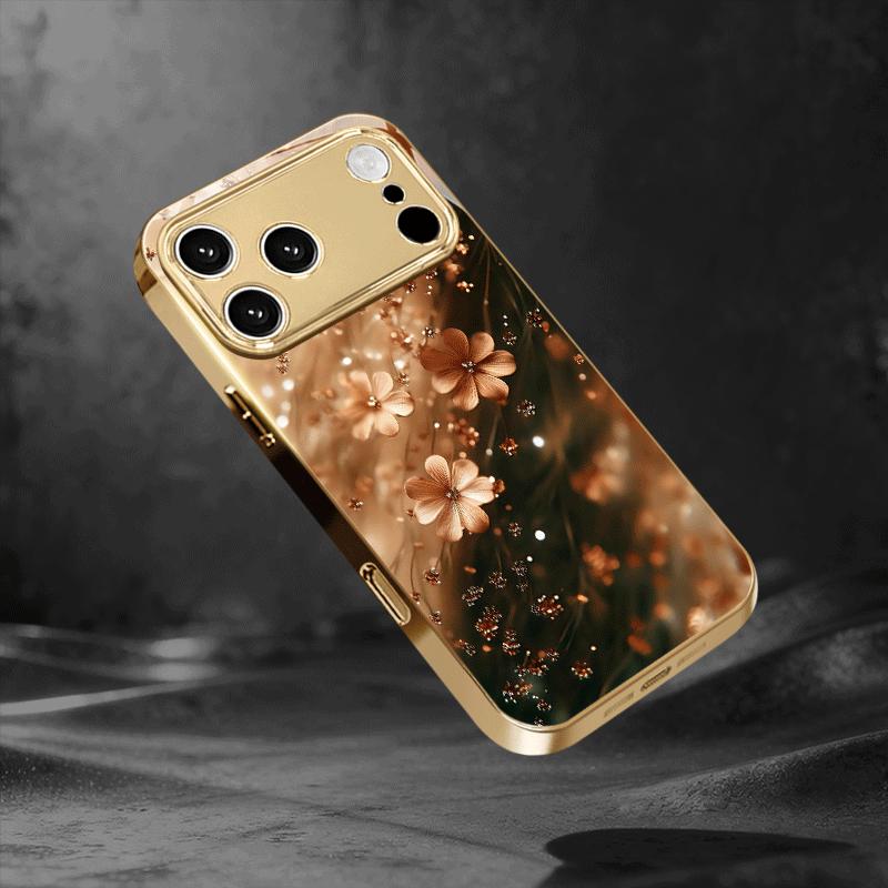 Премиальный стеклянный чехол с гальваническим покрытием для iPhone 17, 16, 15, 14, 13, 12, 11pm Pro Plus. Новый золотисто-коричневый цветочный дизайн. iPhone 11 Pro Max
Премиальный стеклянный чехол с гальваническим покрытием для iPhone 17, 16, 15, 14, 13, 12, 11pm Pro Plus. Новый золотисто-коричневый цветочный дизайн. iPhone 11 Pro Max