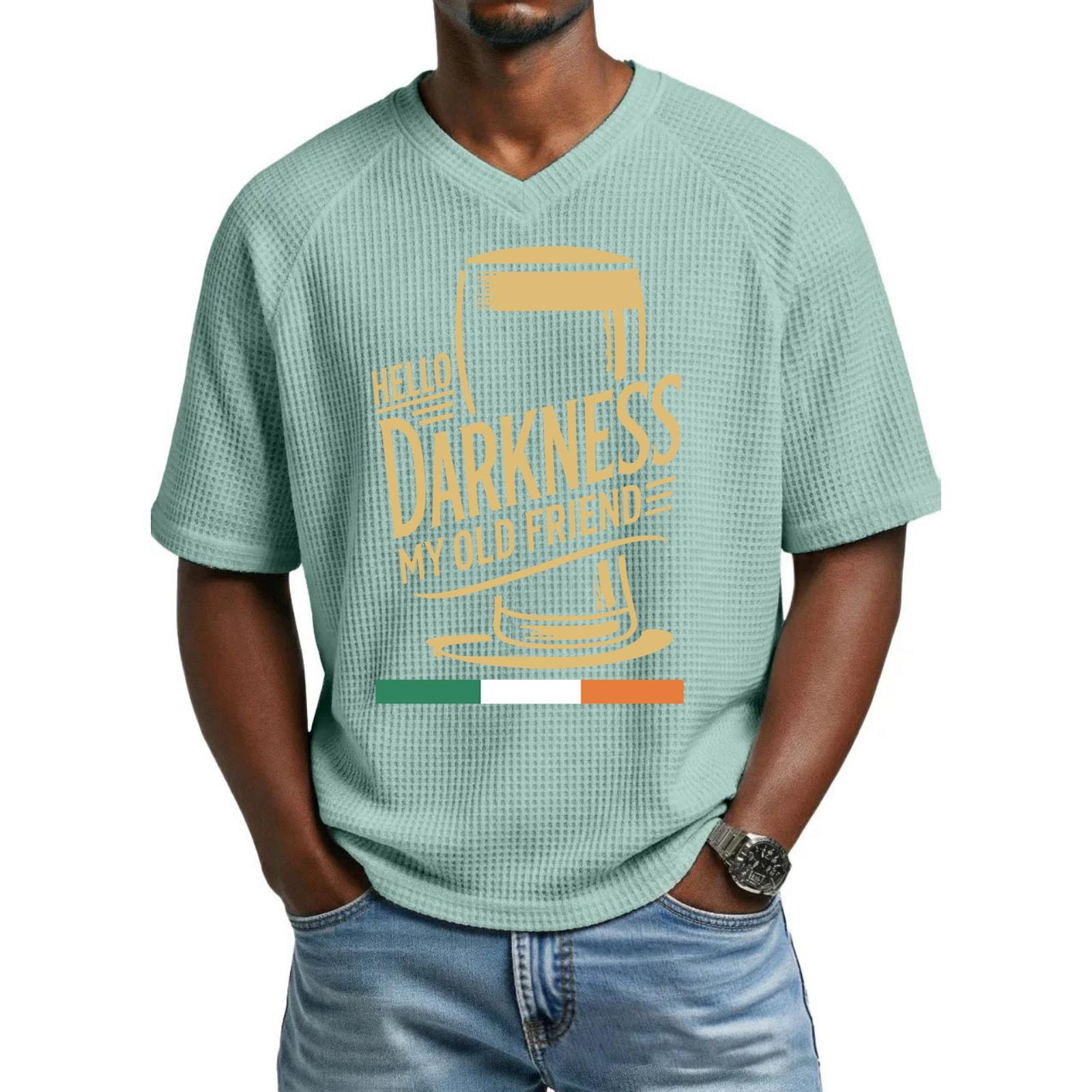 Men s stylish casual loose flag letter print shirt Men s breathable V-neck short-sleeved shirt M
Men s stylish casual loose flag letter print shirt Men s breathable V-neck short-sleeved shirt M