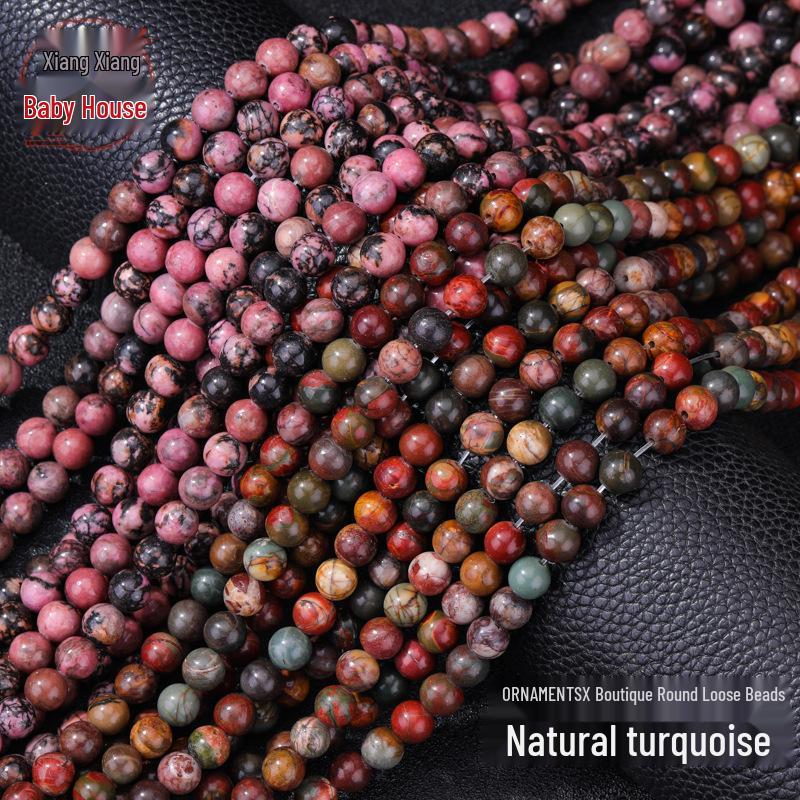 Black Line Rhodochrosite Picasso Red Turquoise Beads for DIY Bracelets, Bangles, Necklaces - Round Loose Accessories
Black Line Rhodochrosite Picasso Red Turquoise Beads for DIY Bracelets, Bangles, Necklaces - Round Loose Accessories