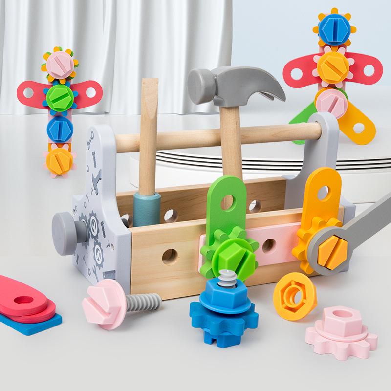 Children s Wooden Educational Screw Nut Toy: Portable Brain-Teasing Creative Tool Basket
Children s Wooden Educational Screw Nut Toy: Portable Brain-Teasing Creative Tool Basket